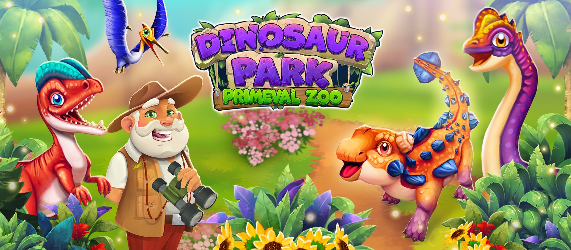 Dinosaur Park: Primeval Zoo - Game Poster